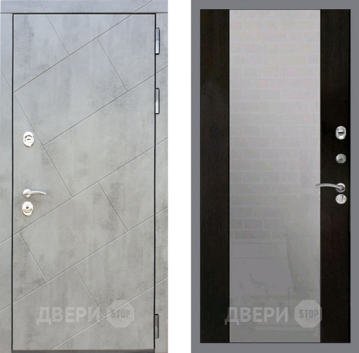 Входная металлическая Дверь Рекс (REX) 22 СБ-16 Зеркало Венге в Лобне