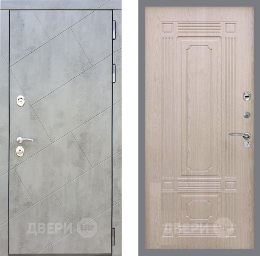 Входная металлическая Дверь Рекс (REX) 22 FL-2 Беленый дуб в Лобне