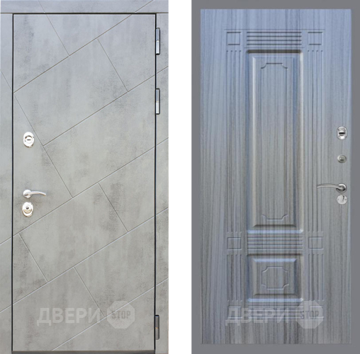 Входная металлическая Дверь Рекс (REX) 22 FL-2 Сандал грей в Лобне