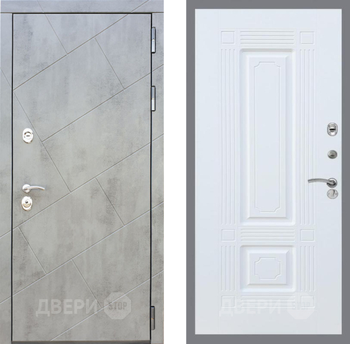 Входная металлическая Дверь Рекс (REX) 22 FL-2 Силк Сноу в Лобне