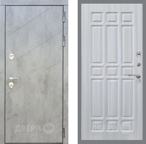 Входная металлическая Дверь Рекс (REX) 22 FL-33 Сандал белый в Лобне