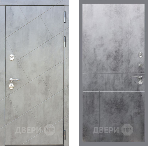 Входная металлическая Дверь Рекс (REX) 22 FL-290 Бетон темный в Лобне