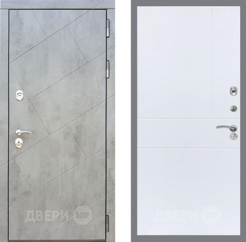 Входная металлическая Дверь Рекс (REX) 22 FL-290 Силк Сноу в Лобне