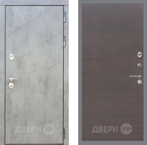 Входная металлическая Дверь Рекс (REX) 22 GL венге поперечный в Лобне