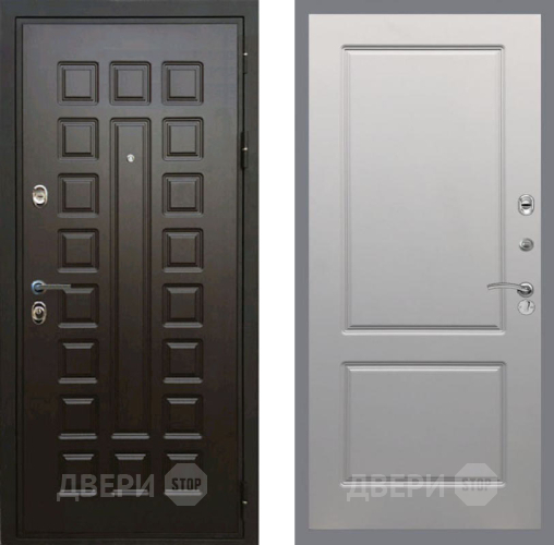 Входная металлическая Дверь Рекс (REX) Премиум 3к FL-117 Грей софт в Лобне