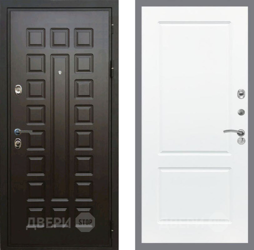 Входная металлическая Дверь Рекс (REX) Премиум 3к FL-117 Силк Сноу в Лобне