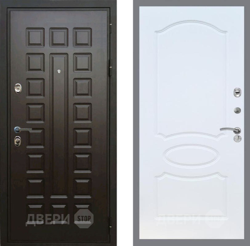 Дверь Рекс (REX) Премиум 3к FL-128 Белый ясень в Лобне