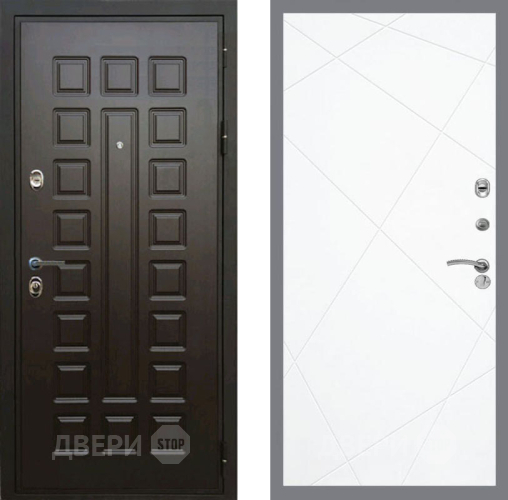 Входная металлическая Дверь Рекс (REX) Премиум 3к FL-291 Силк Сноу в Лобне