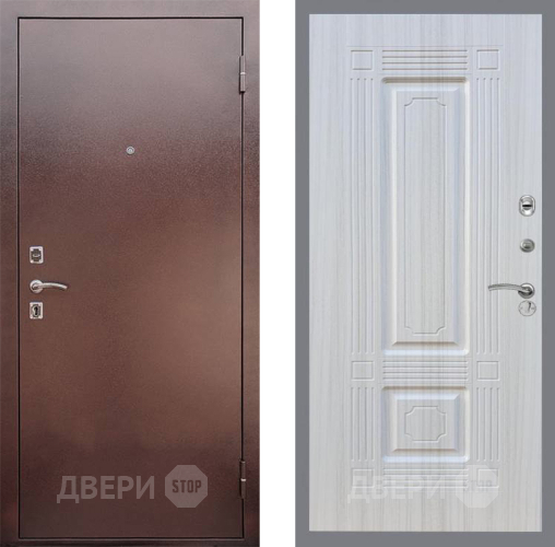 Входная металлическая Дверь Рекс (REX) 1 FL-2 Сандал белый в Лобне