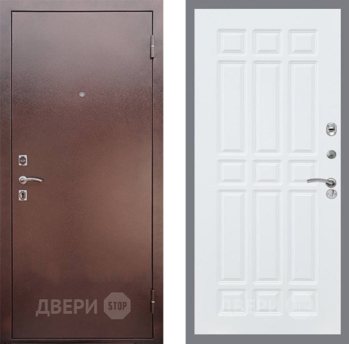 Входная металлическая Дверь Рекс (REX) 1 FL-33 Силк Сноу в Лобне