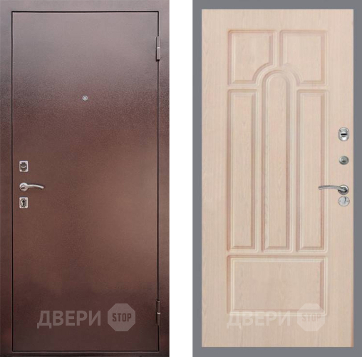 Входная металлическая Дверь Рекс (REX) 1 FL-58 Беленый дуб в Лобне