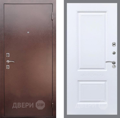 Входная металлическая Дверь Рекс (REX) 1 Смальта Силк Сноу в Лобне