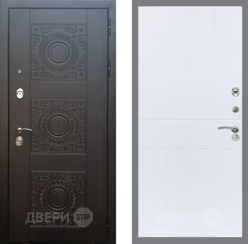 Входная металлическая Дверь Рекс (REX) 10 FL-290 Силк Сноу в Лобне