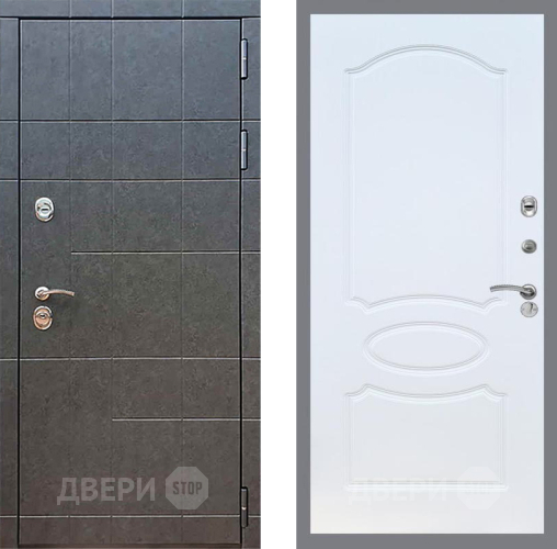 Входная металлическая Дверь Рекс (REX) 21 FL-128 Белый ясень в Лобне