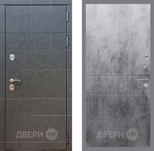 Входная металлическая Дверь Рекс (REX) 21 FL-290 Бетон темный в Лобне