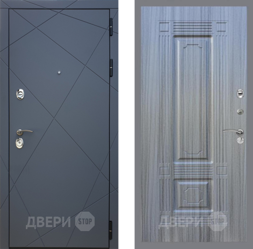 Входная металлическая Дверь Рекс (REX) 13 Силк Титан FL-2 Сандал грей в Лобне