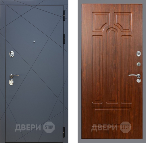 Входная металлическая Дверь Рекс (REX) 13 Силк Титан FL-58 Морёная берёза в Лобне