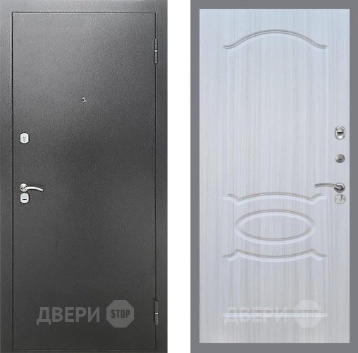 Входная металлическая Дверь Рекс (REX) Сити FL-128 Сандал белый в Лобне