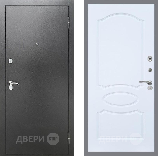 Входная металлическая Дверь Рекс (REX) Сити FL-128 Силк Сноу в Лобне