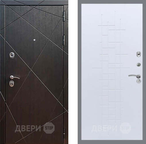 Входная металлическая Дверь Рекс (REX) 13 Венге FL-289 Белый ясень в Лобне
