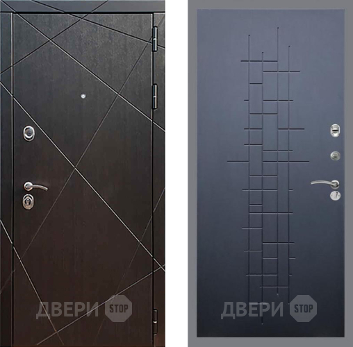 Входная металлическая Дверь Рекс (REX) 13 Венге FL-289 Ясень черный в Лобне