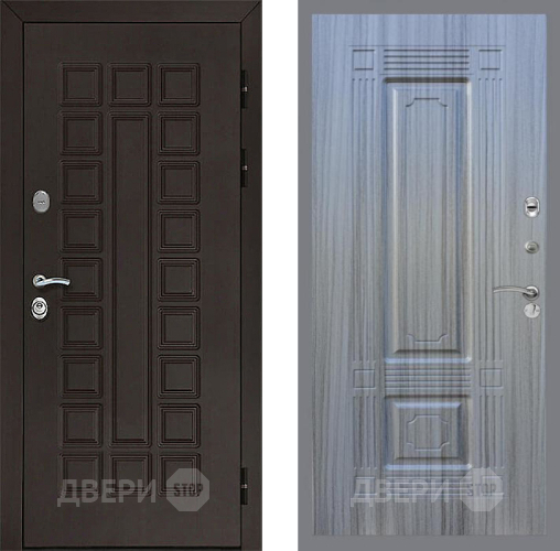 Входная металлическая Дверь Рекс (REX) Сенатор 3К FL-2 Сандал грей в Лобне