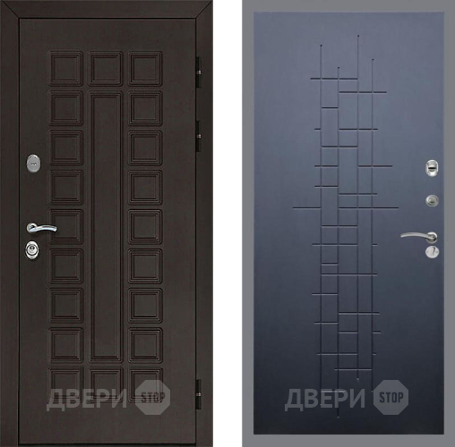 Входная металлическая Дверь Рекс (REX) Сенатор 3К FL-289 Ясень черный в Лобне