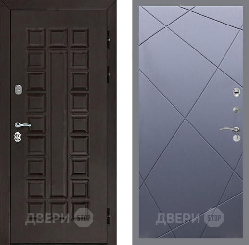 Входная металлическая Дверь Рекс (REX) Сенатор 3К FL-291 Силк титан в Лобне