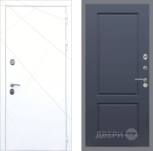 Входная металлическая Дверь Рекс (REX) 13 Силк Сноу FL-117 Силк титан в Лобне