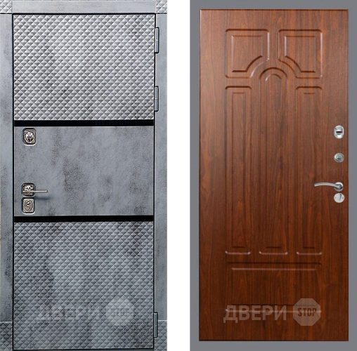 Входная металлическая Дверь Рекс (REX) 15 Бетон Темный FL-58 Морёная берёза в Лобне