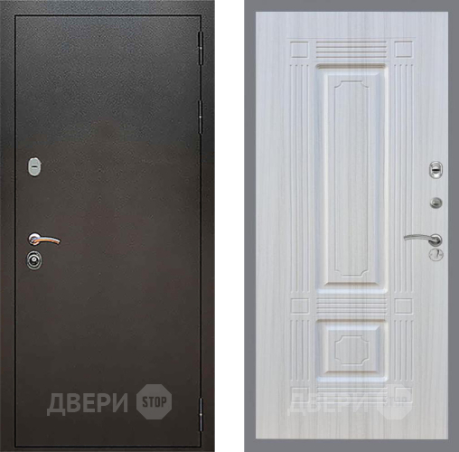 Входная металлическая Дверь Рекс (REX) 5 Серебро Антик FL-2 Сандал белый в Лобне