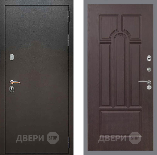 Входная металлическая Дверь Рекс (REX) 5 Серебро Антик FL-58 Венге в Лобне