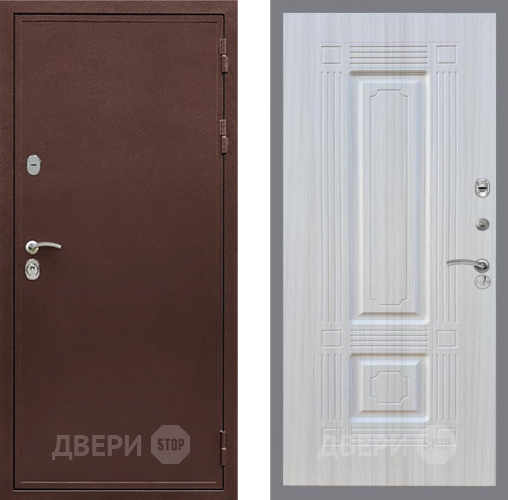 Входная металлическая Дверь Рекс (REX) 5А FL-2 Сандал белый в Лобне