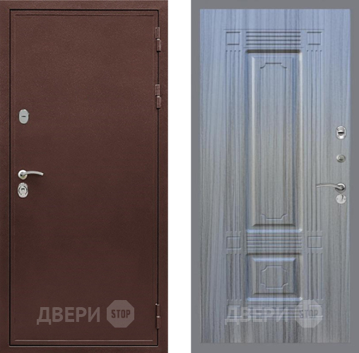Входная металлическая Дверь Рекс (REX) 5А FL-2 Сандал грей в Лобне