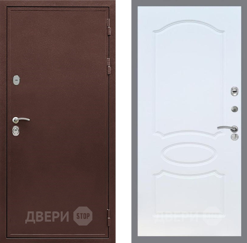 Входная металлическая Дверь Рекс (REX) 5А FL-128 Белый ясень в Лобне