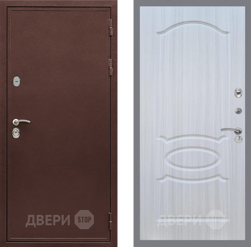 Входная металлическая Дверь Рекс (REX) 5А FL-128 Сандал белый в Лобне