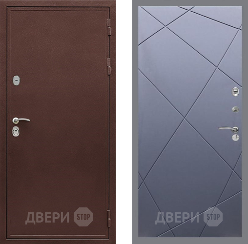 Входная металлическая Дверь Рекс (REX) 5А FL-291 Силк титан в Лобне