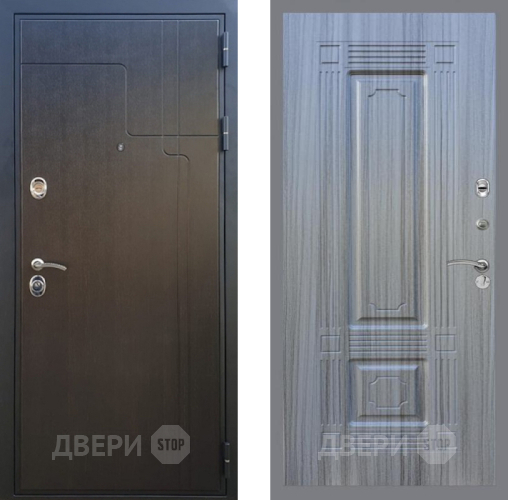 Входная металлическая Дверь Рекс (REX) Премиум-246 FL-2 Сандал грей в Лобне