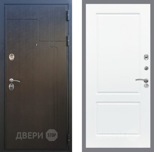 Входная металлическая Дверь Рекс (REX) Премиум-246 FL-117 Силк Сноу в Лобне
