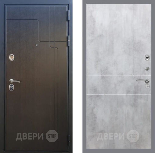Входная металлическая Дверь Рекс (REX) Премиум-246 FL-290 Бетон светлый в Лобне