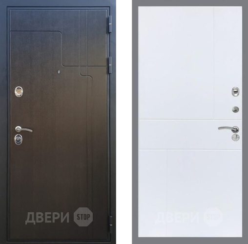 Входная металлическая Дверь Рекс (REX) Премиум-246 FL-290 Силк Сноу в Лобне