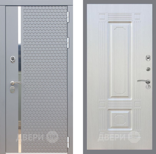Входная металлическая Дверь Рекс (REX) 24 FL-2 Лиственница беж в Лобне