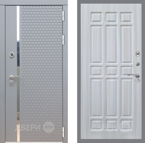 Входная металлическая Дверь Рекс (REX) 24 FL-33 Сандал белый в Лобне