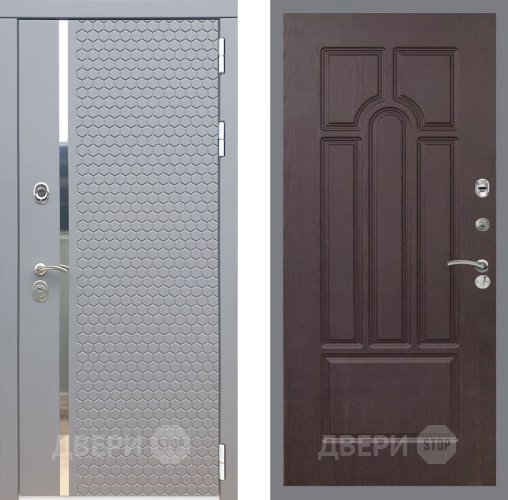 Входная металлическая Дверь Рекс (REX) 24 FL-58 Венге в Лобне