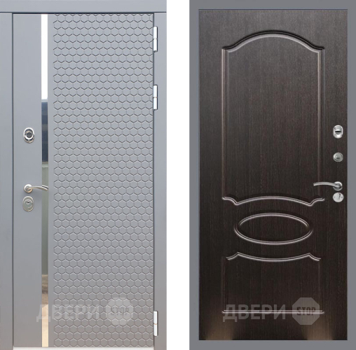 Входная металлическая Дверь Рекс (REX) 24 FL-128 Венге светлый в Лобне