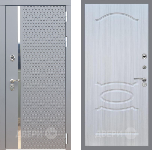 Входная металлическая Дверь Рекс (REX) 24 FL-128 Сандал белый в Лобне