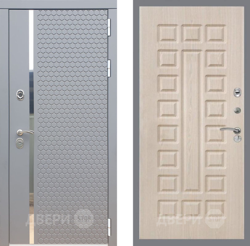 Входная металлическая Дверь Рекс (REX) 24 FL-183 Беленый дуб в Лобне