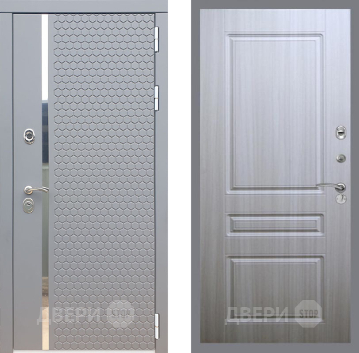 Входная металлическая Дверь Рекс (REX) 24 FL-243 Сандал белый в Лобне