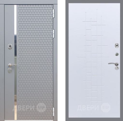Входная металлическая Дверь Рекс (REX) 24 FL-289 Белый ясень в Лобне