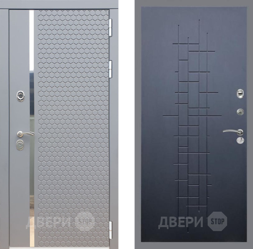 Входная металлическая Дверь Рекс (REX) 24 FL-289 Ясень черный в Лобне
